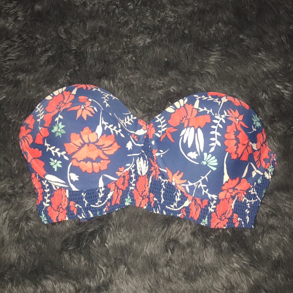 Floral bikini bra top